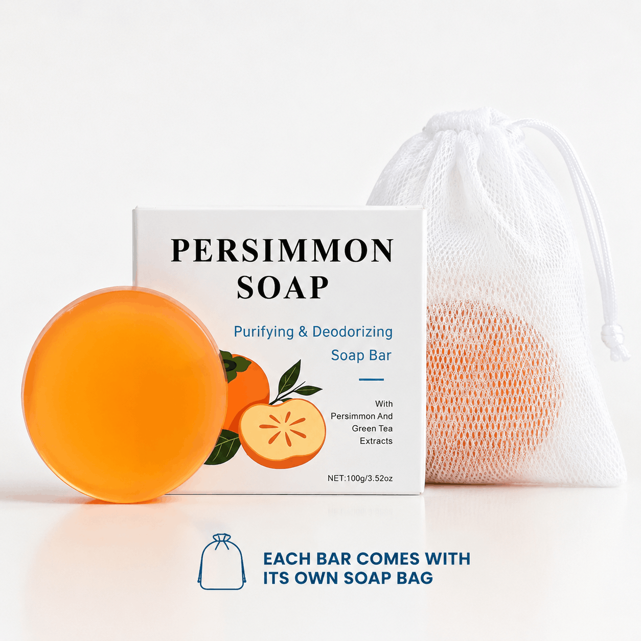 Japanese Persimmon Soap for 2-nonenal Odor